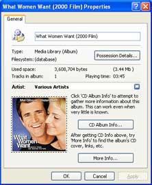 Get details from freedb and amazon.com, and update your album covers and track information