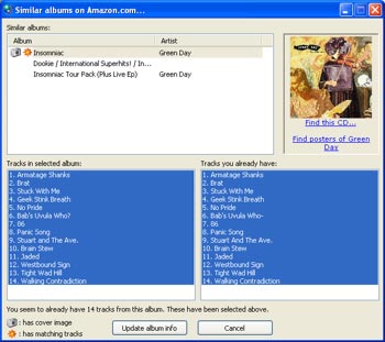 Get CD album covers from Amazon.com